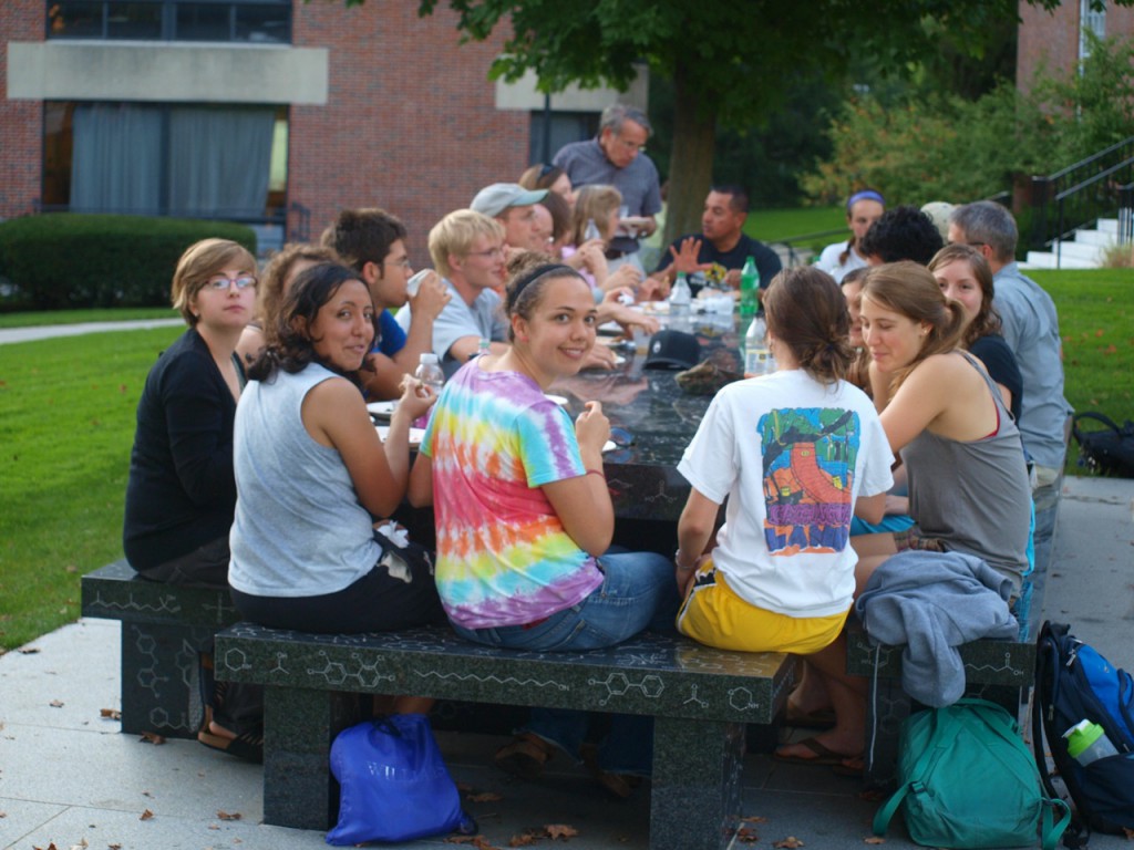 students picnic